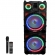 Caixa de Som MOX MO-D1552 2 de 15 85.000 watts P.M.P.O com Bluetooth e USB Bivolt - Preta
