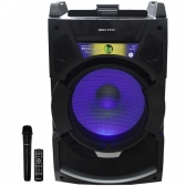 Caixa de Som MegaStar SPADJ1561BT 15 50.000 watts P.M.P.O com Bluetooth e USB Bivolt - Preta