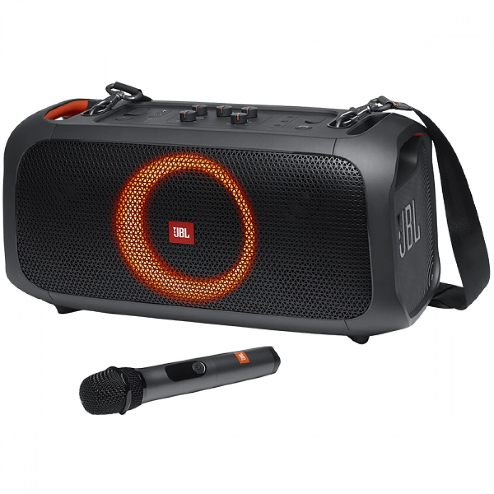 Caixa de Som JBL PartyBox On The Go 100 watts RMS com Bluetooth e USB Bivolt - Preta