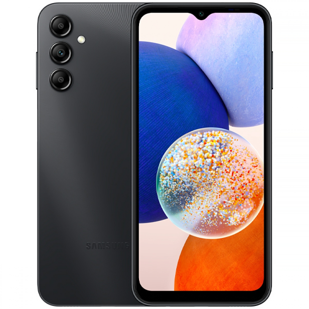 Smartphone Samsung Galaxy A14 SM-A145M Dual SIM de 128GB  4GB RAM de 6.6 50 + 5 + 2MP  13MP - Preto