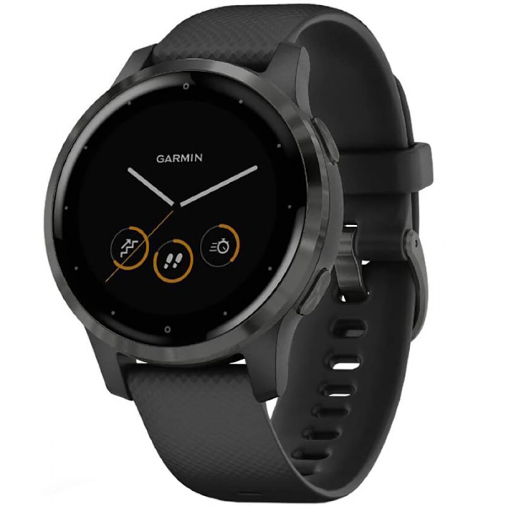 Smartwatch Garmin Vívoactive 4S 010-02172-11 com GPS e Wi-Fi - Preto