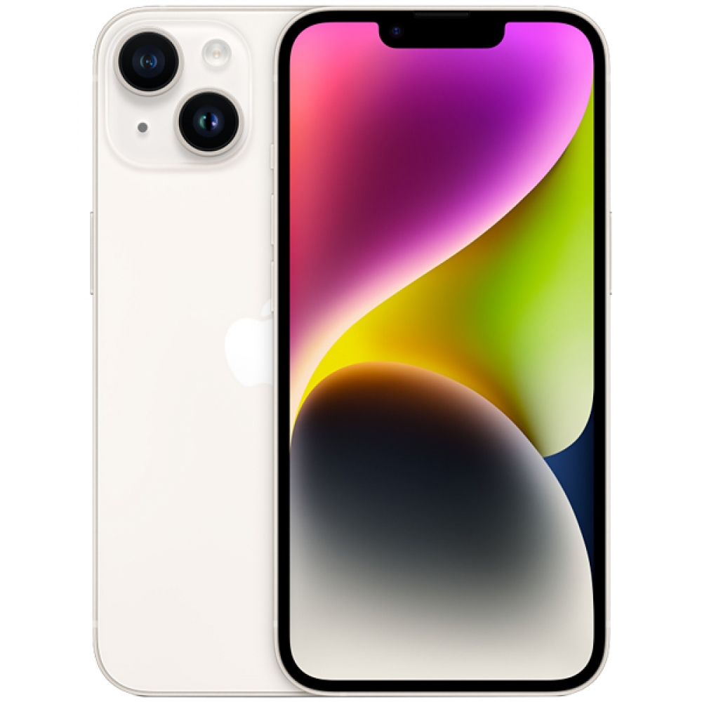 Apple iPhone 14 A2884 CN Dual SIM 128GB  4GB RAM de 6.1 12 + 12MP  12MP - Starlight