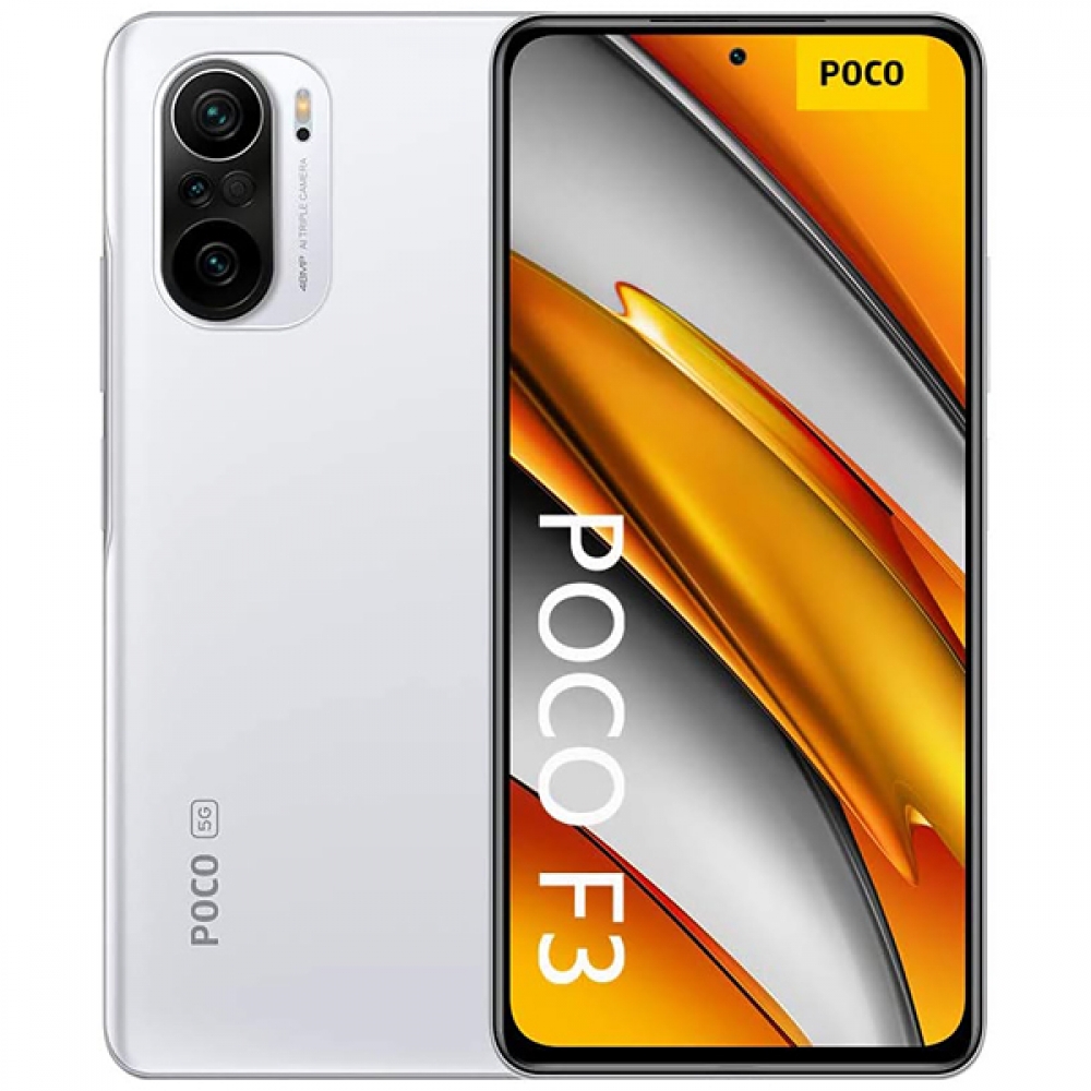 Smartphone Xiaomi POCO F3 Dual SIM de 128GB  6GB RAM de 6.67 48 + 8 + 5MP  20MP - Arctic White (Global)