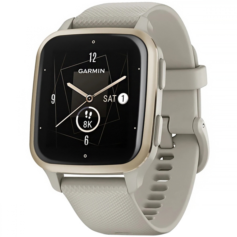 Smartwatch Garmin Venu SQ 2 Music 010-02700-02 com Bluetooth e GPS - Beige