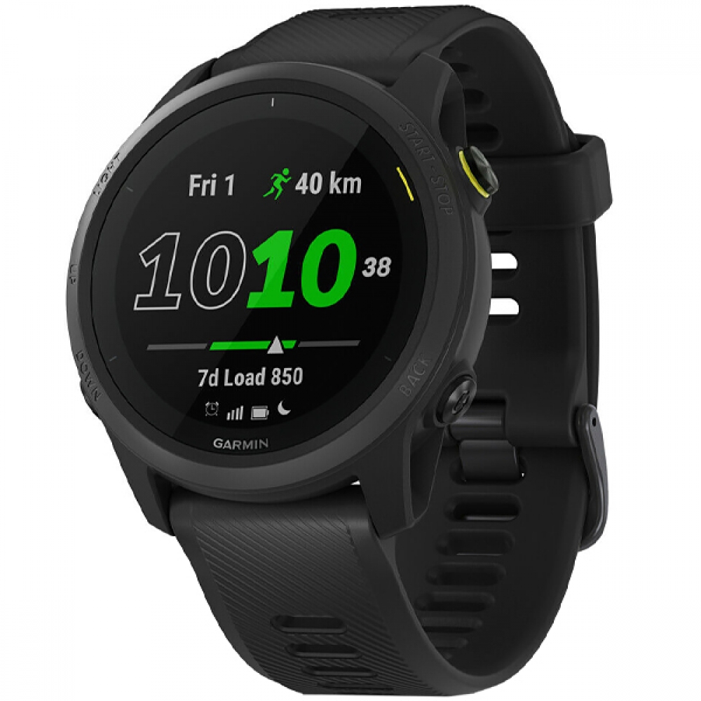 Smartwatch Garmin Forerunner 745 010-02445-00 com GPS e Wi-Fi - Preto