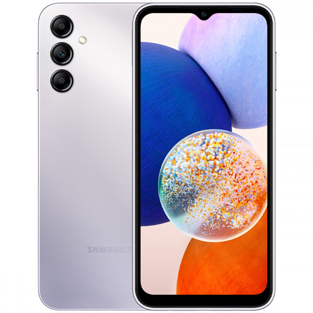 Smartphone Samsung Galaxy A14 SM-A145M Dual SIM de 128GB  4GB RAM de 6.6 50 + 5 + 2MP  13MP - Prata