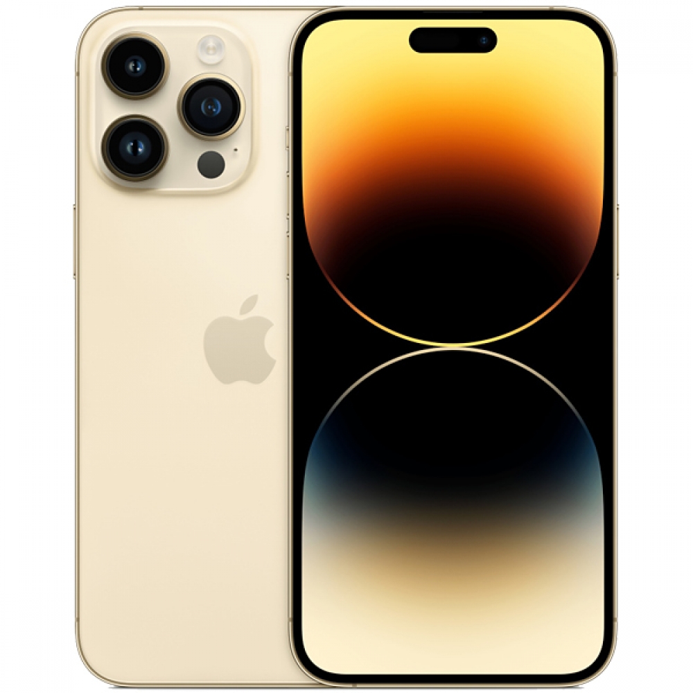 Apple iPhone 14 Pro Max A2651 eSIM 128GB  6GB RAM de 6.7 48 + 12 + 12MP  12MP - Dourado